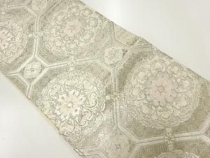 アンティーク　花蜀江文様織出し袋帯（材料）